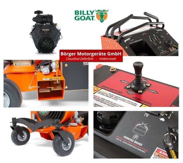 Billy Goat X 3000 Stand-On Laubbläser Zero-Turn Nullwendekreis – Bild 9