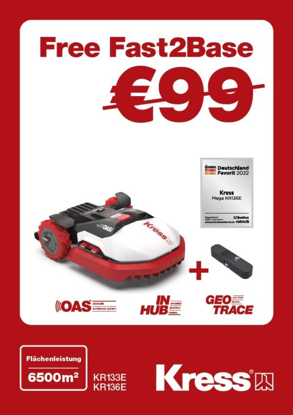 Kress Commercial KR136E Mission Mega Mähroboter mit OAS inkl. Fast2Base Modul – Bild 6