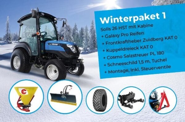 Solis 26 HST Allrad Traktor inkl. Winterpaket 1 – Bild 2