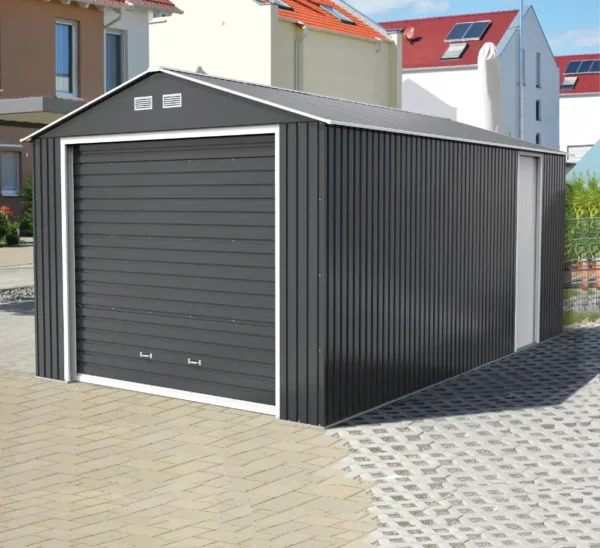 DURAMAX Stahlgarage 3,7x6m – Bild 2
