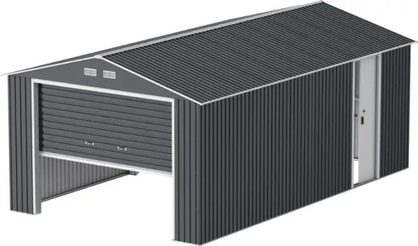 DURAMAX Stahlgarage 3,7x6m – Bild 3