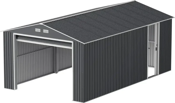 DURAMAX Stahlgarage 3,7x6m – Bild 4